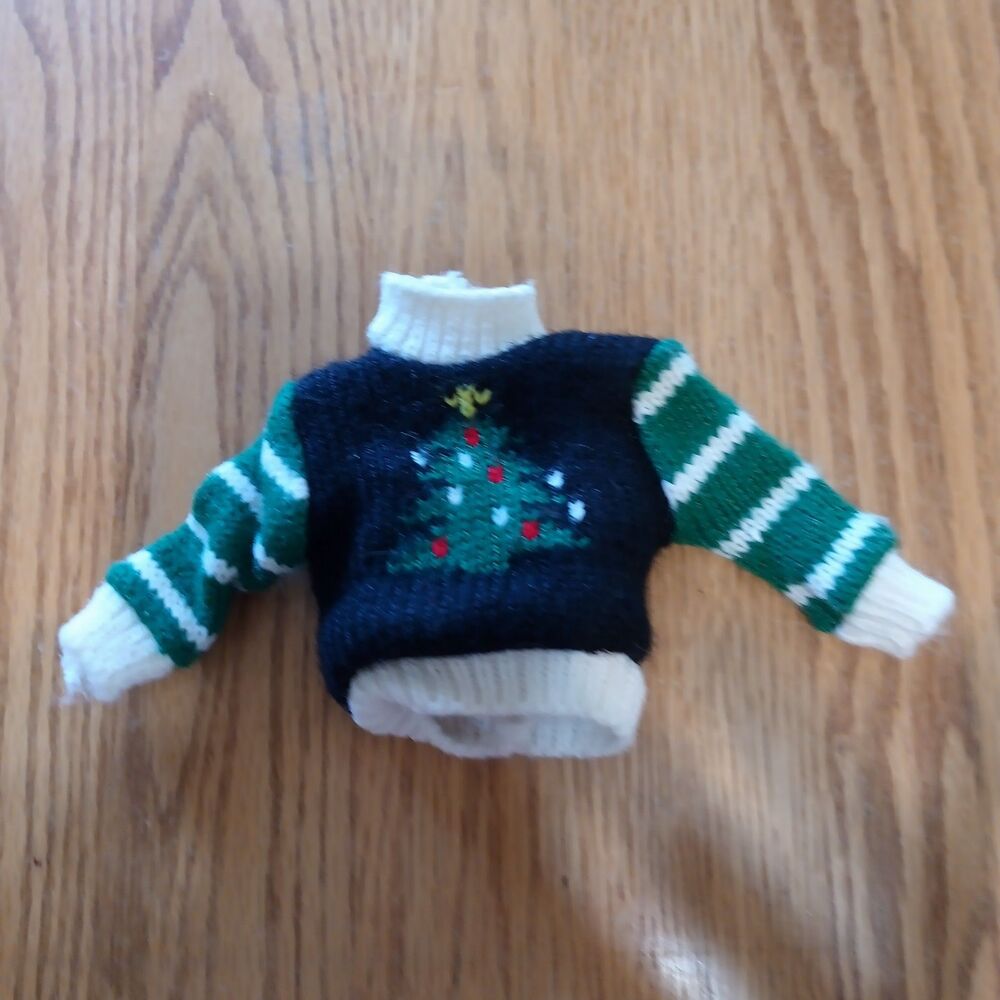 Holiday Season Barbie Doll Christmas Sweater Mattel